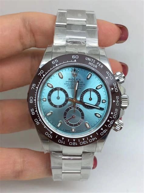 rolex daytona ice blue replica leather band|Rolex daytona 1k.